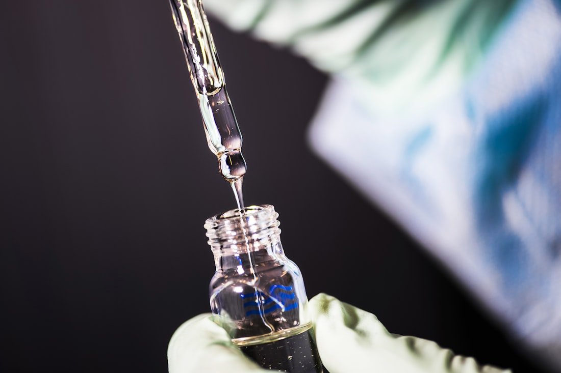 Careful pharmaceutical formulation representing Edymax Lifesciences quality standards