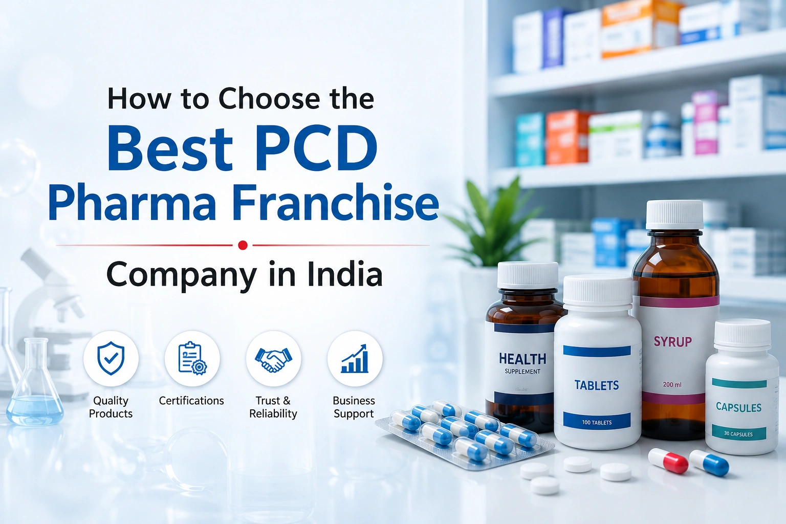 How to Choose the Best PCD Pharma Franchise Company in India
